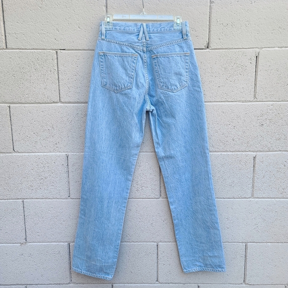 SLVRLAKE | London High Rise Straight Jeans in Clear Skies Light Wash Size 26 - Picture 10 of 13